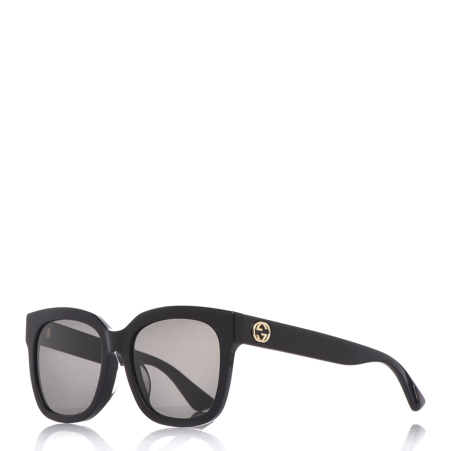 Square Frame Sunglasses GG0034SA Black