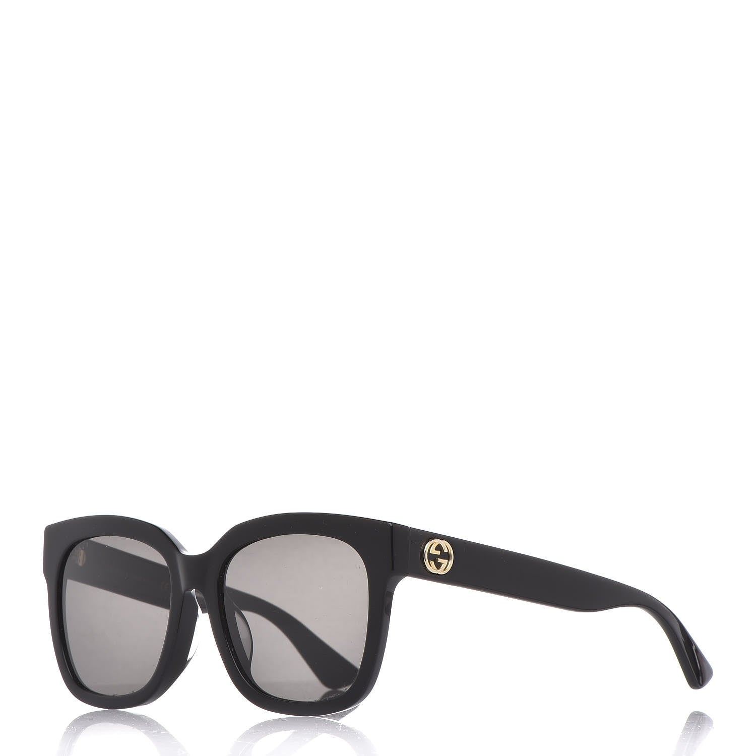 Gucci Square Frame Sunglasses GG0034SA Black 1 of 7