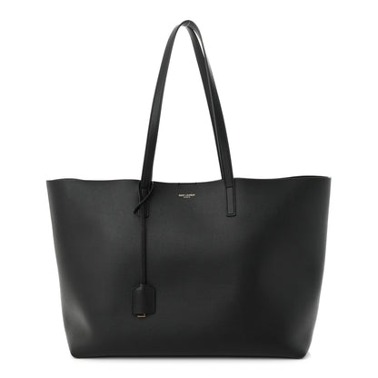 Saint Laurent Calfskin Large Shopping Tote Black 3 of 11