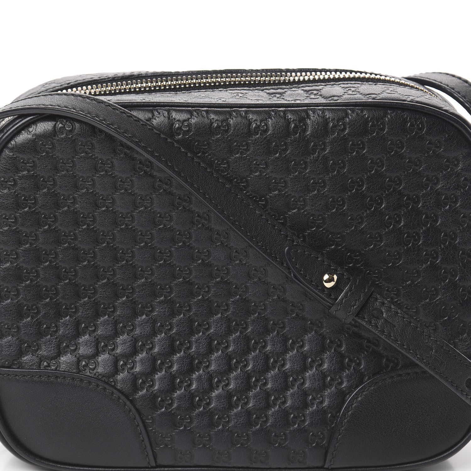 Gucci Microguccissima Mini Bree Messenger Bag Black 6 of 8