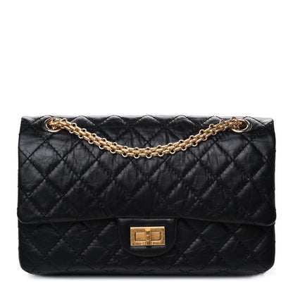 Chanel Aged Calfskin Quilted 2.55 Reissue 225 Flap Black 1 of 11