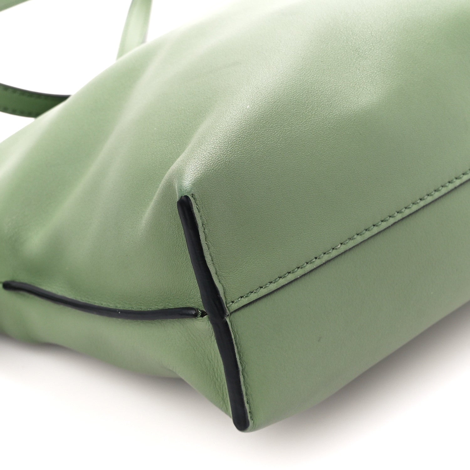 Loewe Calfskin Mini Flamenco Knot Clutch Rosemary 10 of 11