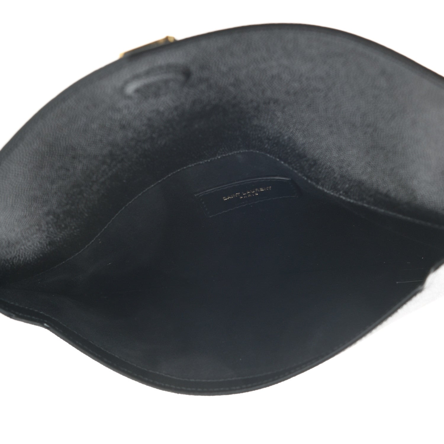 Saint Laurent Grain De Poudre Uptown Pouch Black 5 of 6