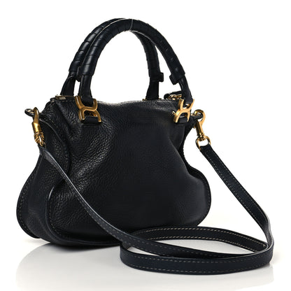 Chloe Calfskin Baby Marcie Satchel Black 3 of 10