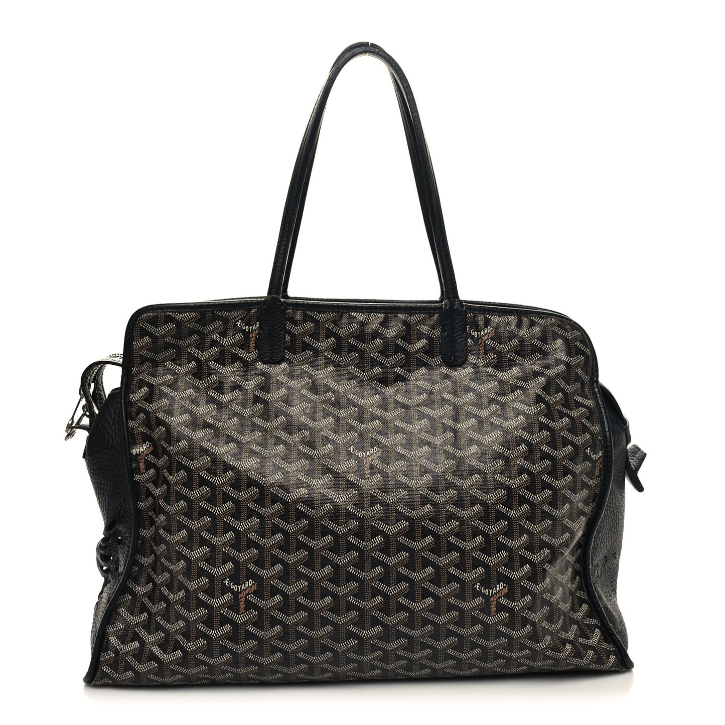 Goyardine Sac Hardy Pet Carrier PM Black