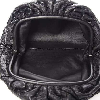 Bottega Veneta Nappa Maxi Intreccio The Pouch Oversized Clutch Black 5 of 9