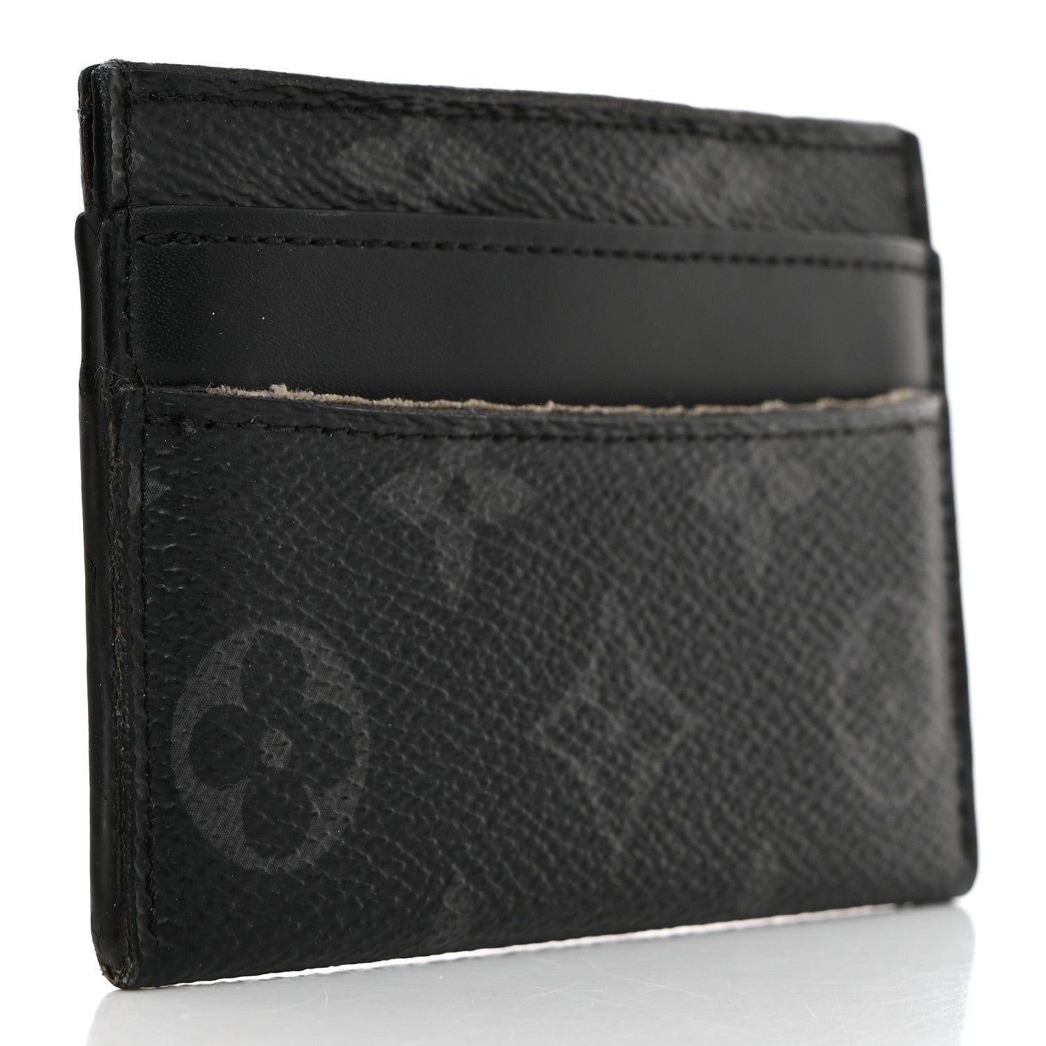 Louis Vuitton Monogram Eclipse Porte-Cartes Double Card Holder 3 of 9