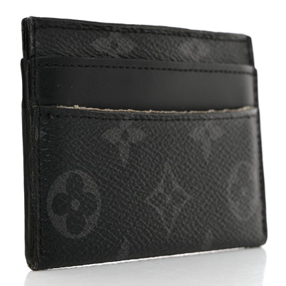 Louis Vuitton Monogram Eclipse Porte-Cartes Double Card Holder 3 of 9