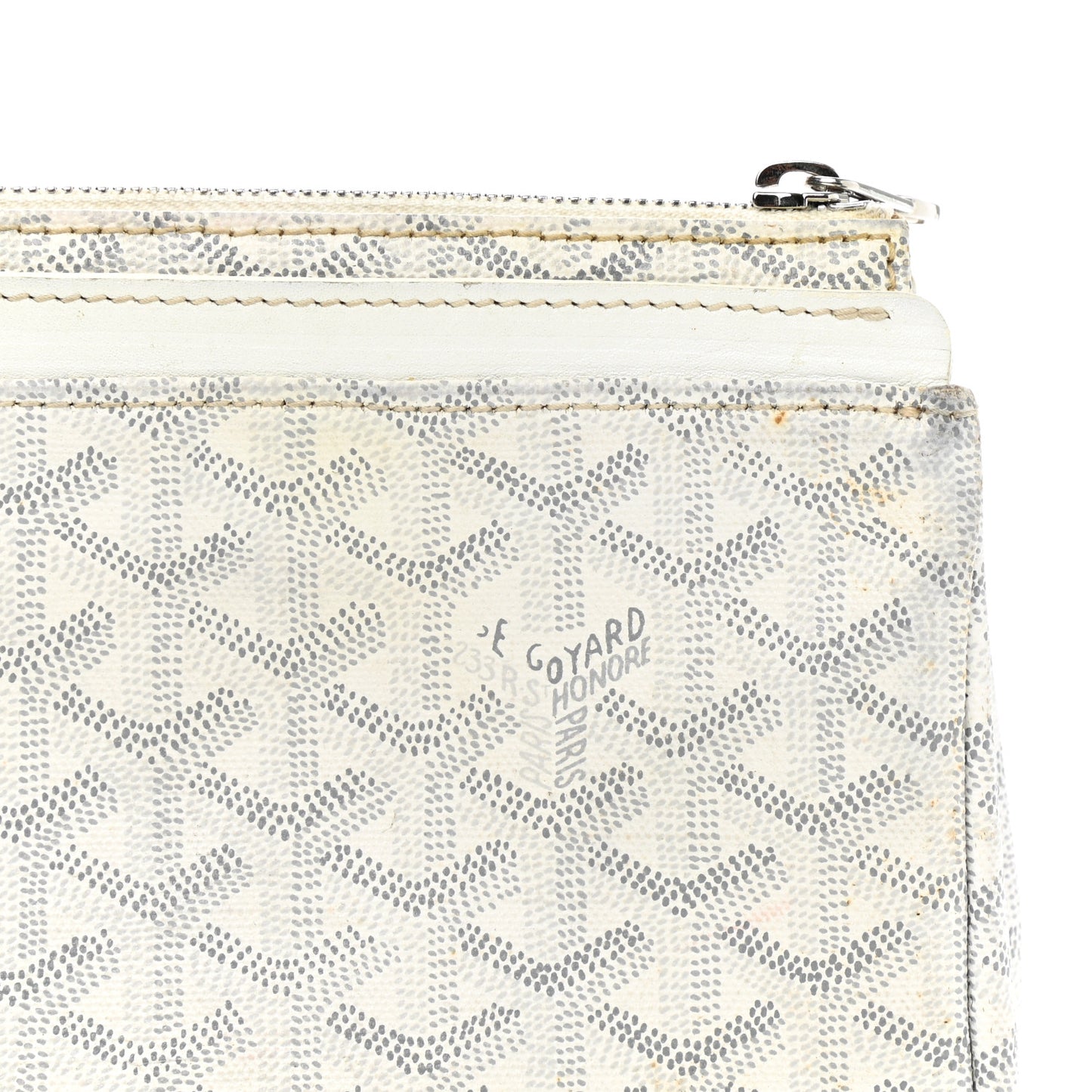 Goyardine Miroir Toiletry Bag PM White