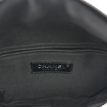 Chanel Calfskin Chain 20s Signe Waist Bag Black 5 of 12