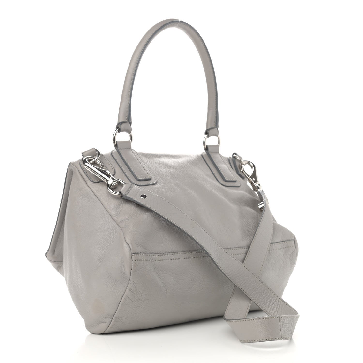 Givenchy Calfskin Medium Bolt Stud Pandora Pearl Grey 3 of 11