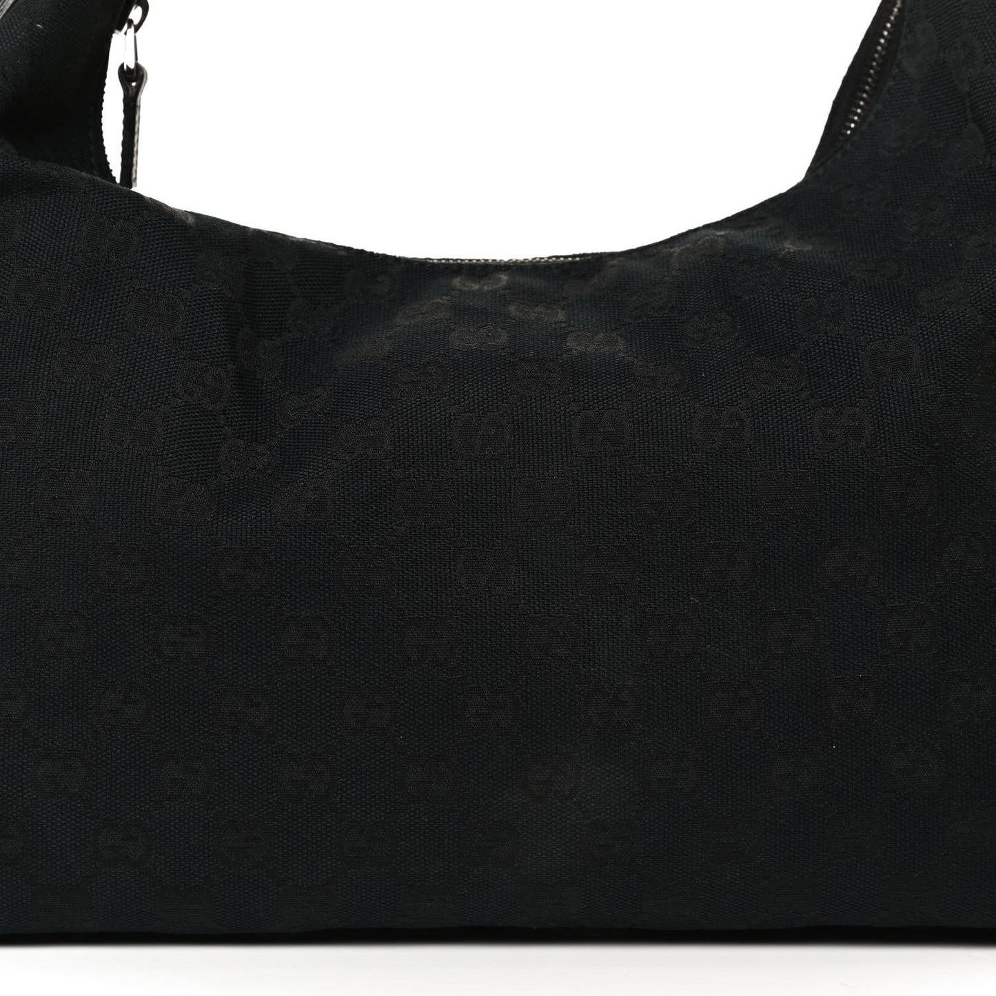 Monogram Medium Horsebit Chain Hobo Black