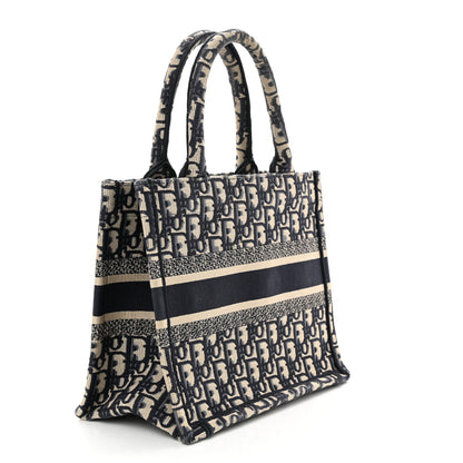 Christian Dior Oblique Small Book Tote Blue Multicolor 3 of 17