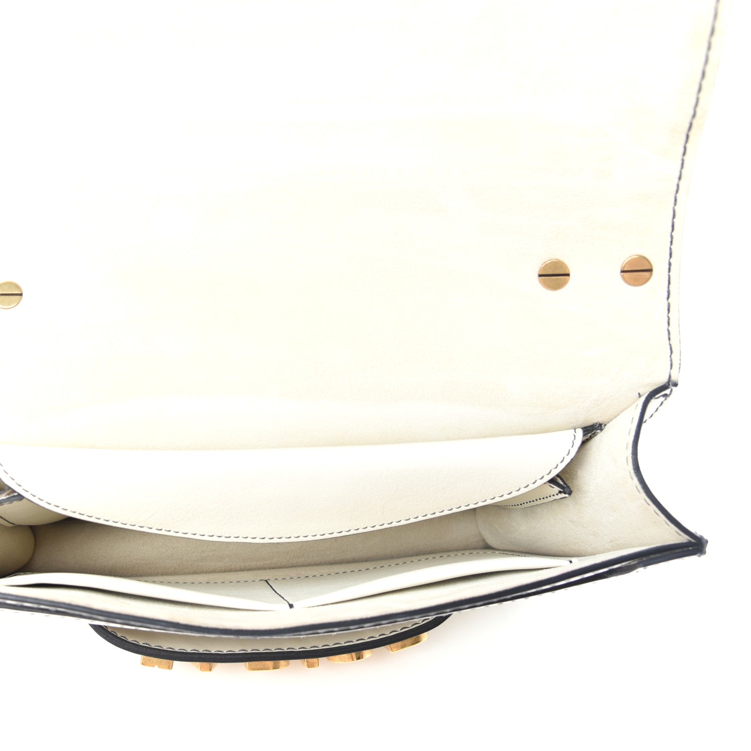 Christian Dior Calfskin J'Adior Chain Flap Bag Off White 5 of 9