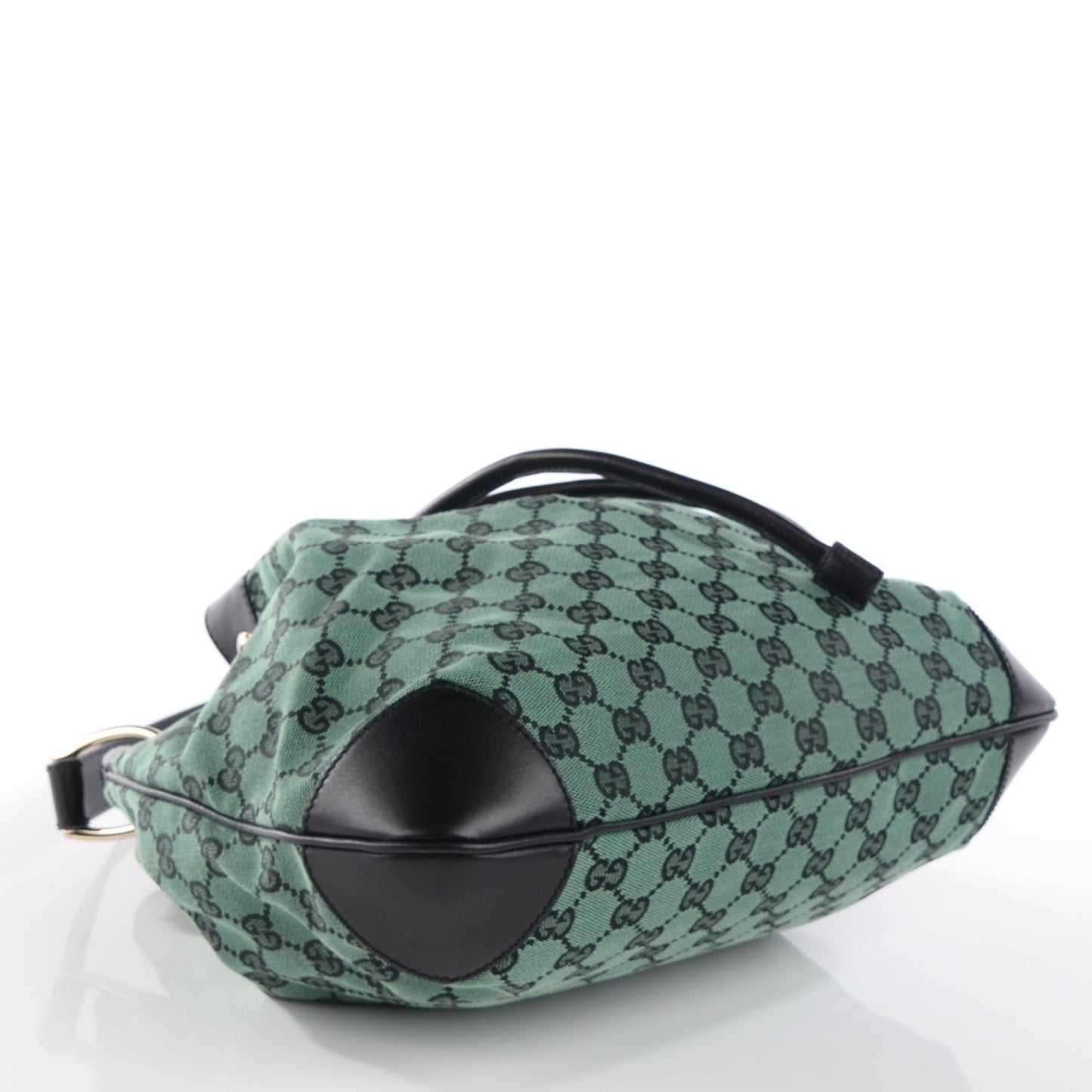 Monogram Drawstring Shoulder Bag Green