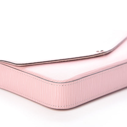 Louis Vuitton Epi Pochette Felicie Rose Ballerine 10 of 11
