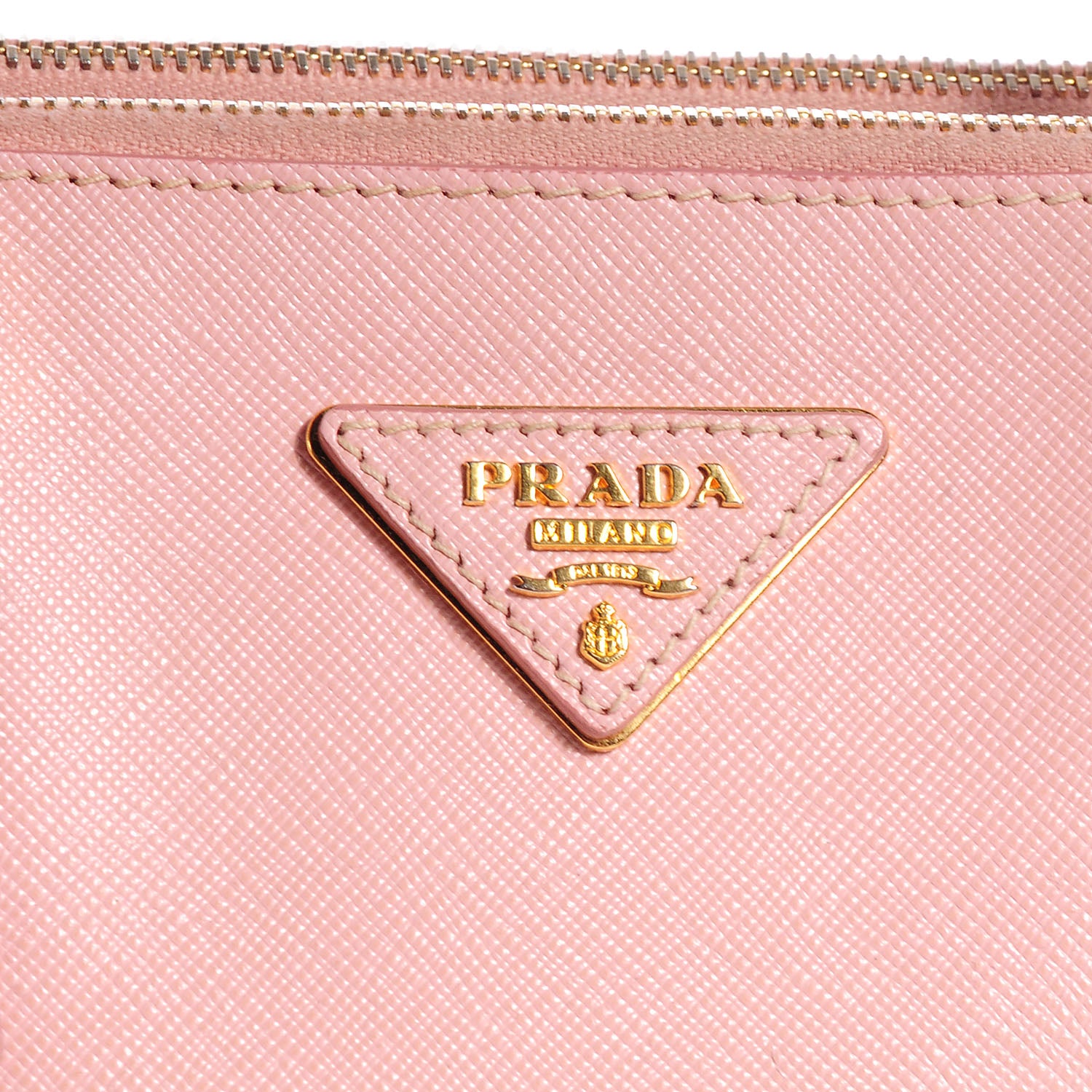 Prada Saffiano Lux Small Double Zip Tote Orchidea 4 of 9