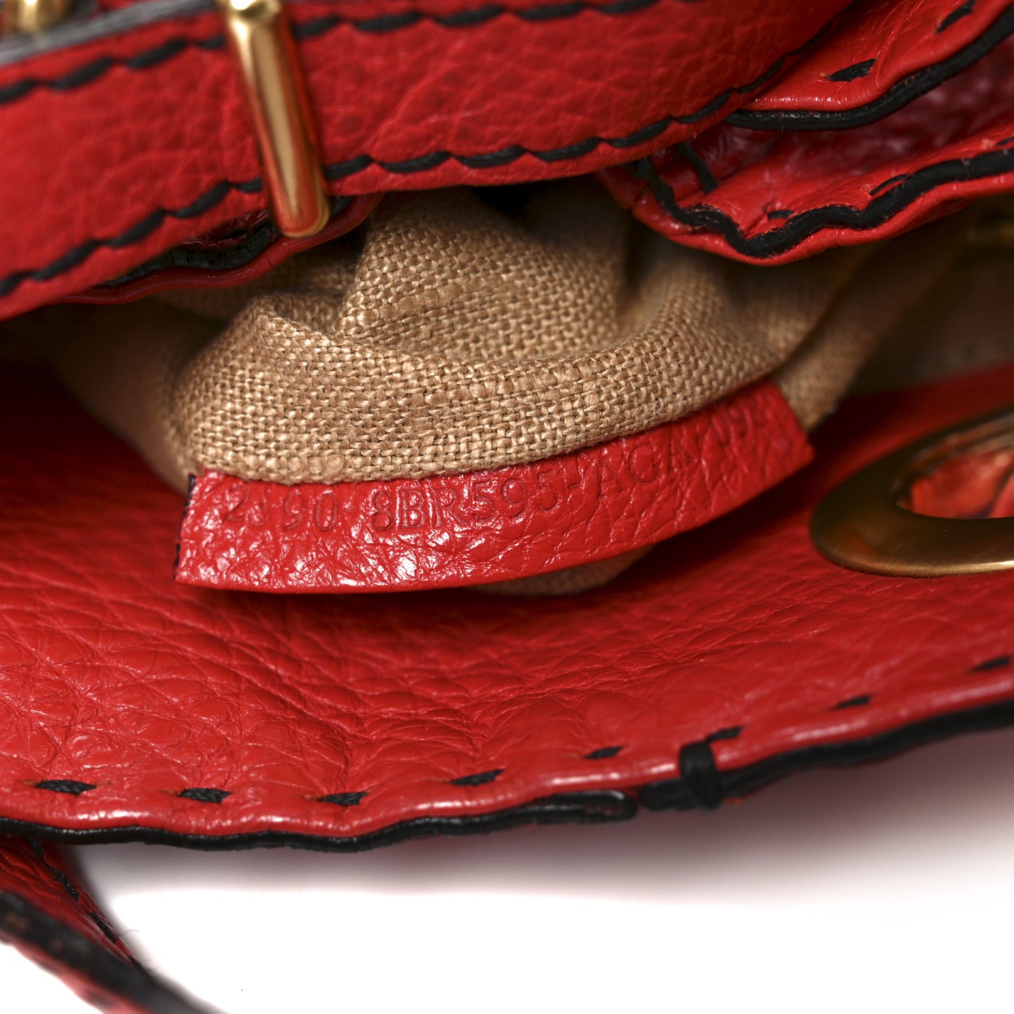 Cuoio Romano Selleria Pomodorino Tote Red