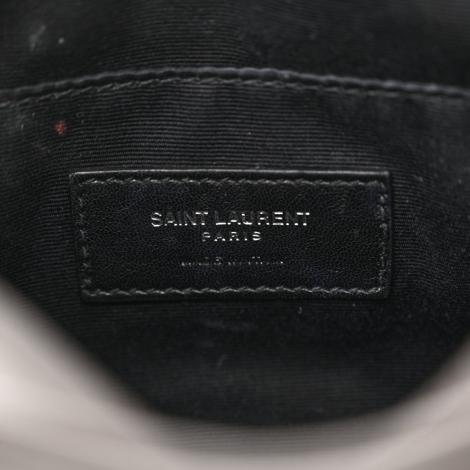 Saint Laurent Lambskin Monogram Lou Belt Bag Asphalt 6 of 16