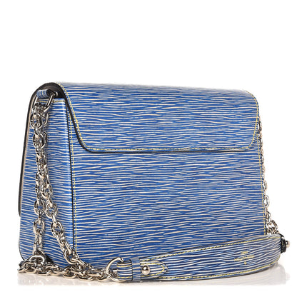 Louis Vuitton Epi Twist Shoulder Bag MM Denim Light 3 of 8
