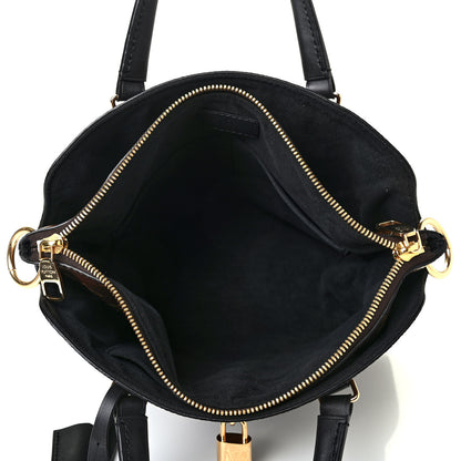 Louis Vuitton Monogram Flower Zipped Tote PM Black 4 of 4
