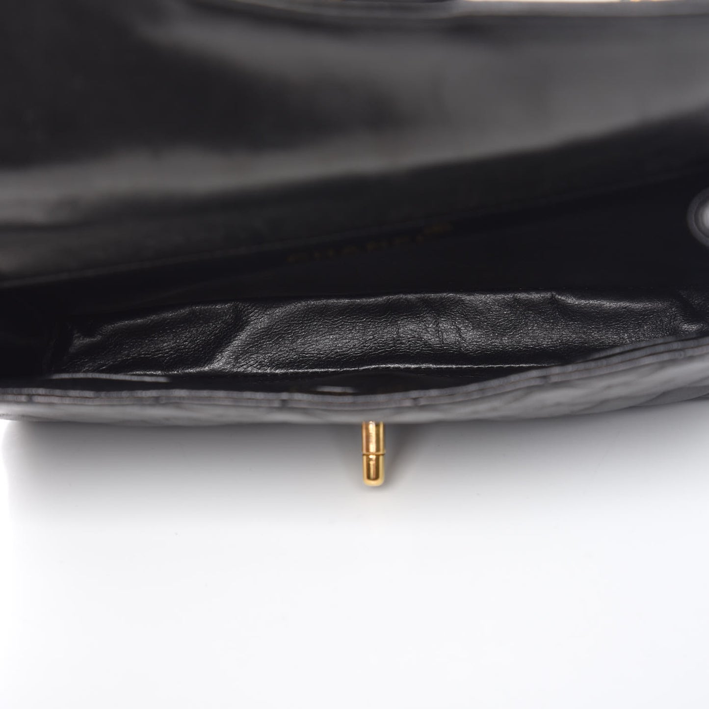 Lambskin Quilted Small Double Sided Flap Black