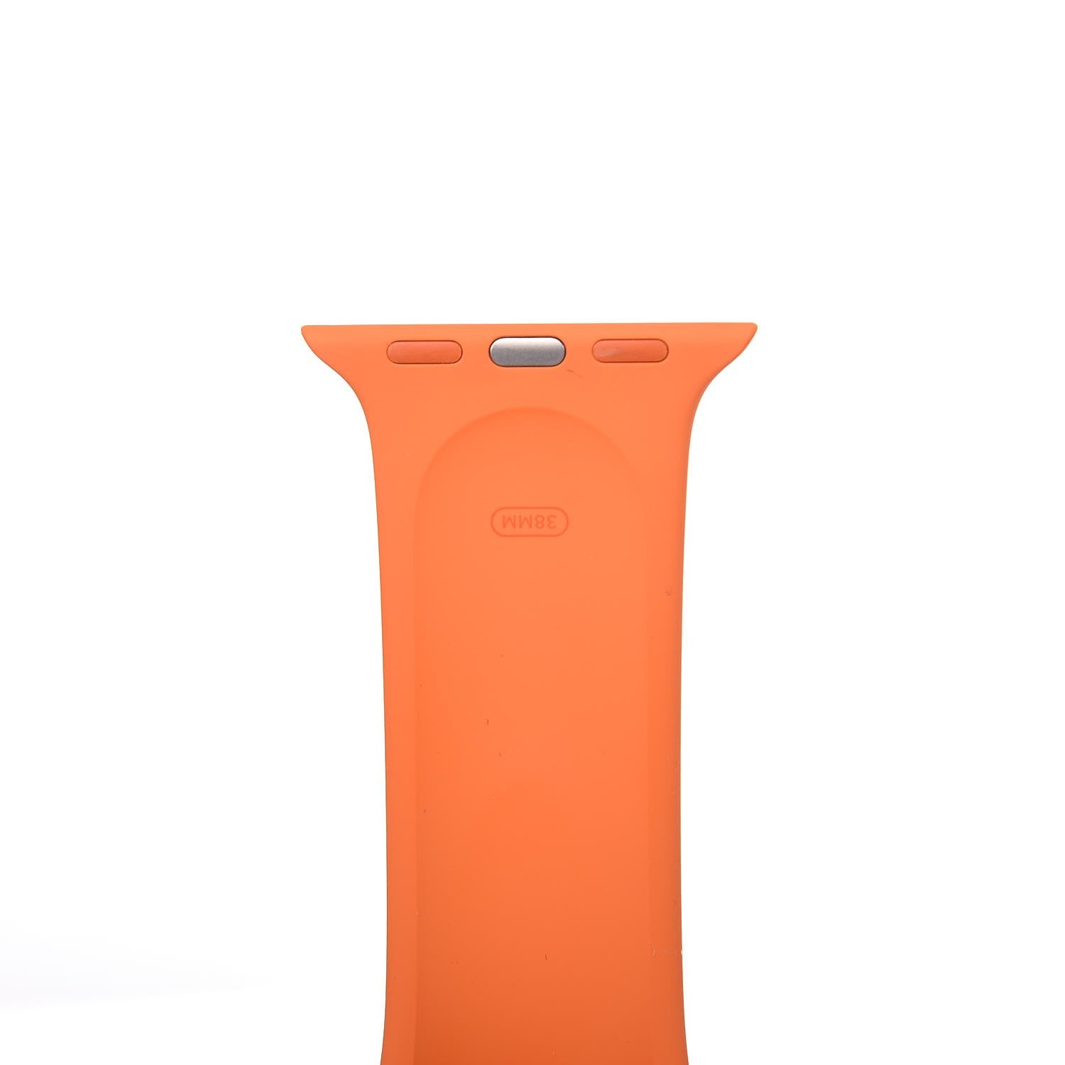 Hermes Silicone 38mm Apple Sports Watch Single Tour Band Orange 2 of 7