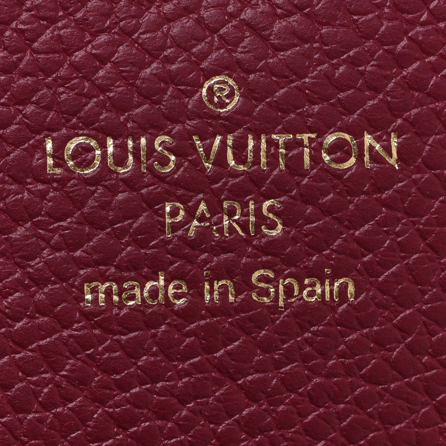 Empreinte Sarah Wallet Raisin