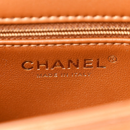 Chanel Shearling Lambskin Quilted Mini Furry Coco Flap Beige Brown 6 of 11