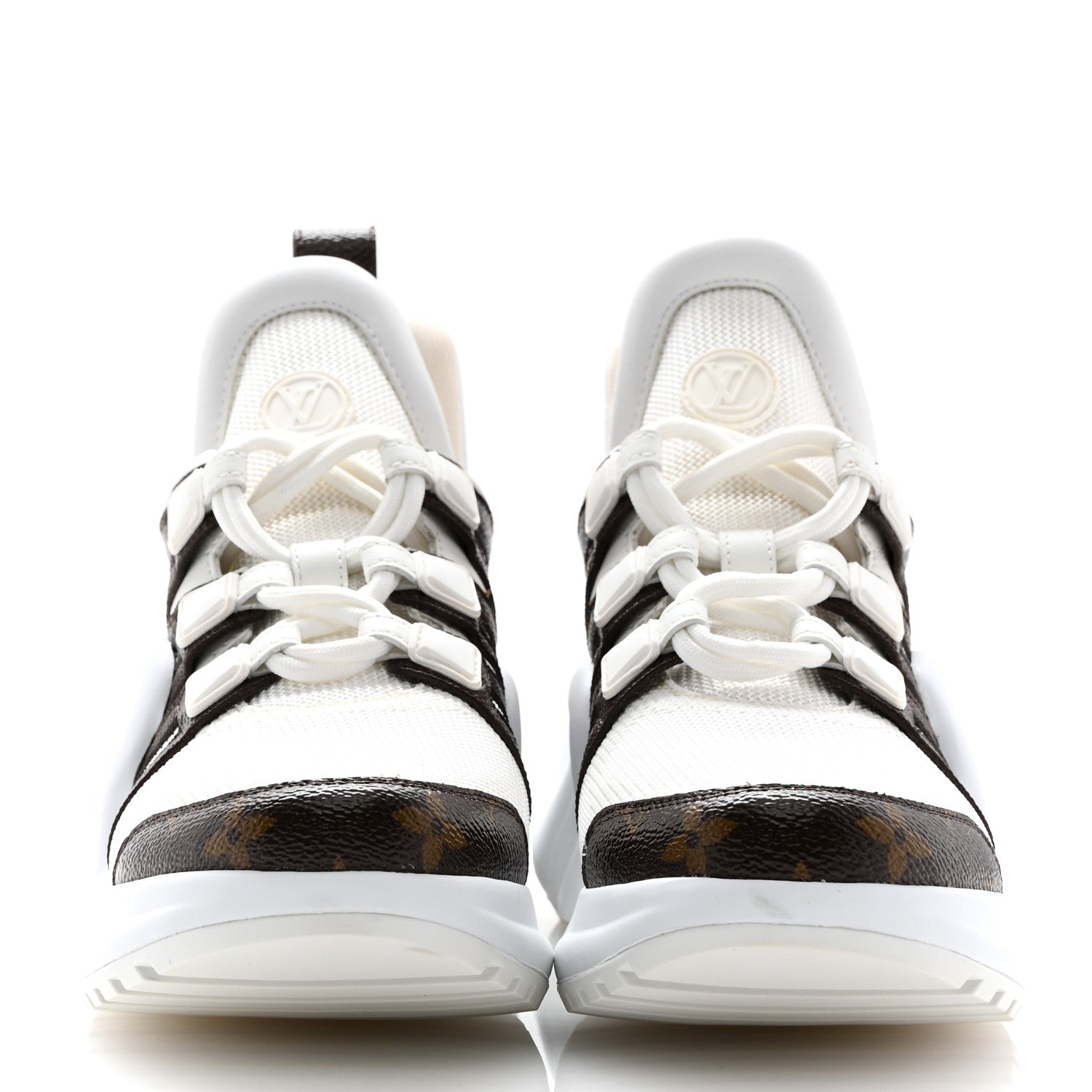 Louis Vuitton Patent Monogram LV Archlight Sneakers 37 White 3 of 10
