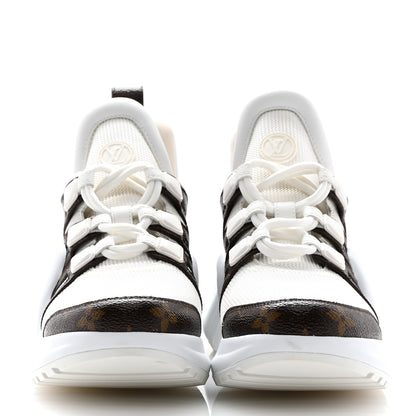 Louis Vuitton Patent Monogram LV Archlight Sneakers 37 White 3 of 10
