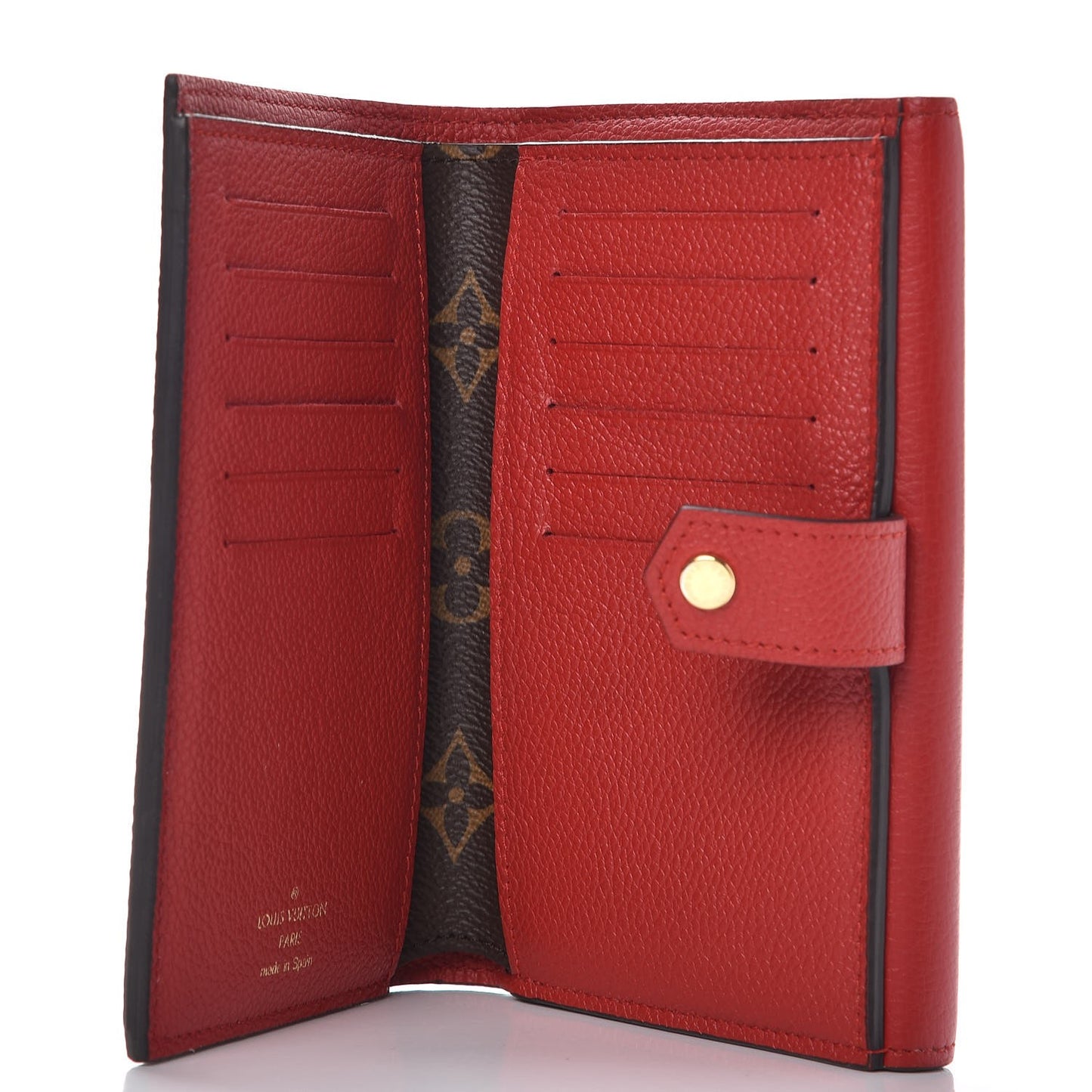 Monogram Pallas Compact Wallet Cherry