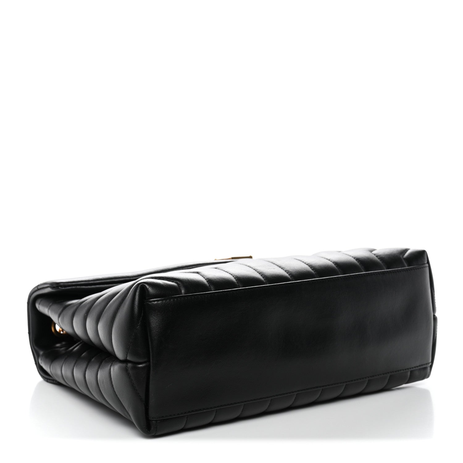 Saint Laurent Calfskin Y Quilted Monogram Medium Loulou Chain Satchel Black 4 of 11