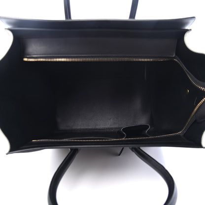 Celine Satin Calfskin Mini Tri-Color Luggage Dark Grey 4 of 5