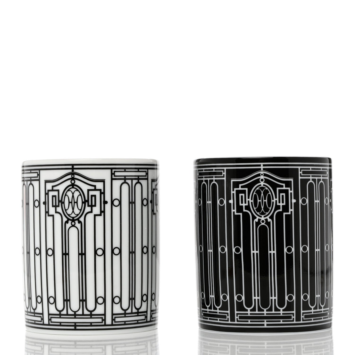 Hermes Porcelain H Deco Mug Set of 2 4 of 8