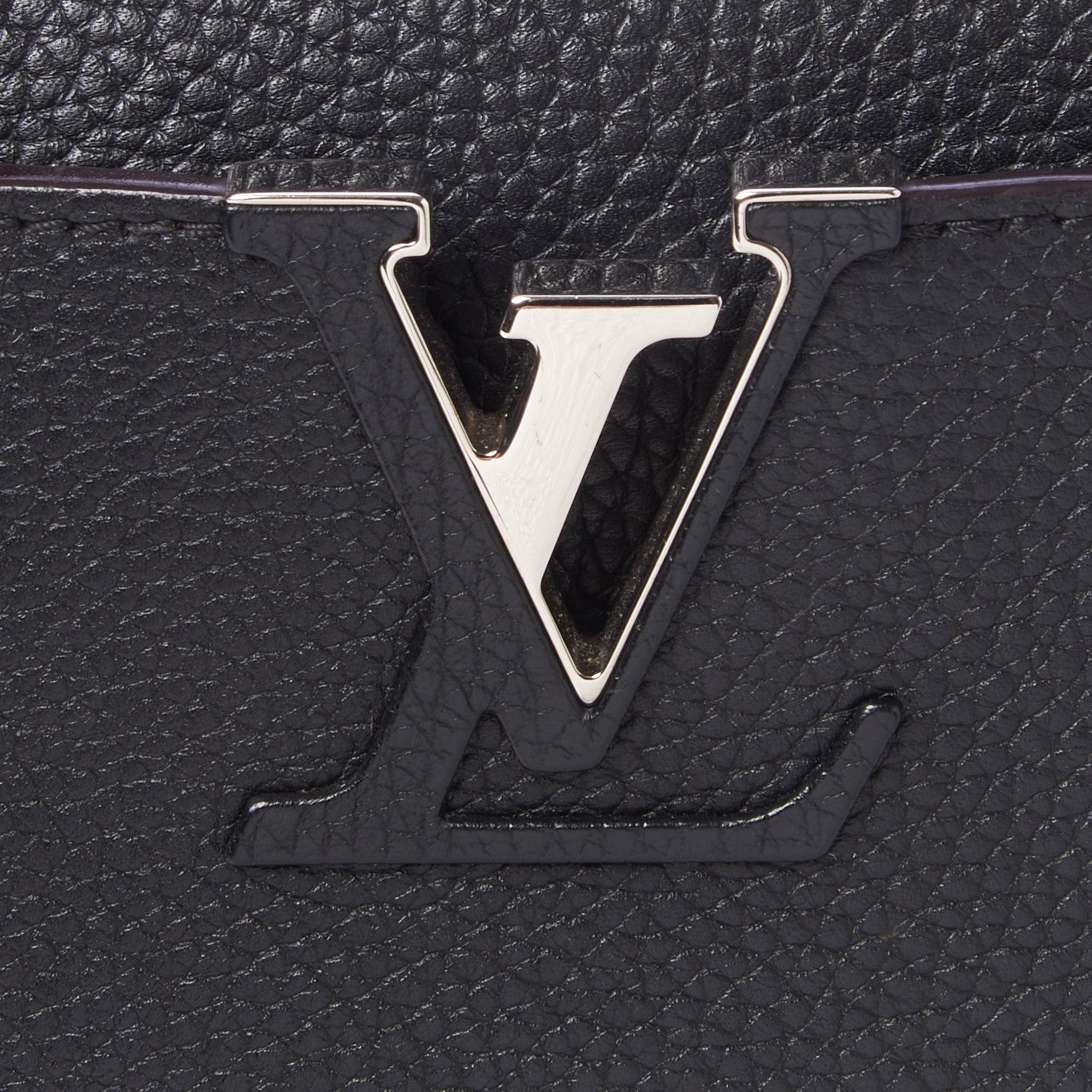 Louis Vuitton Taurillon Capucines PM Black 10 of 10