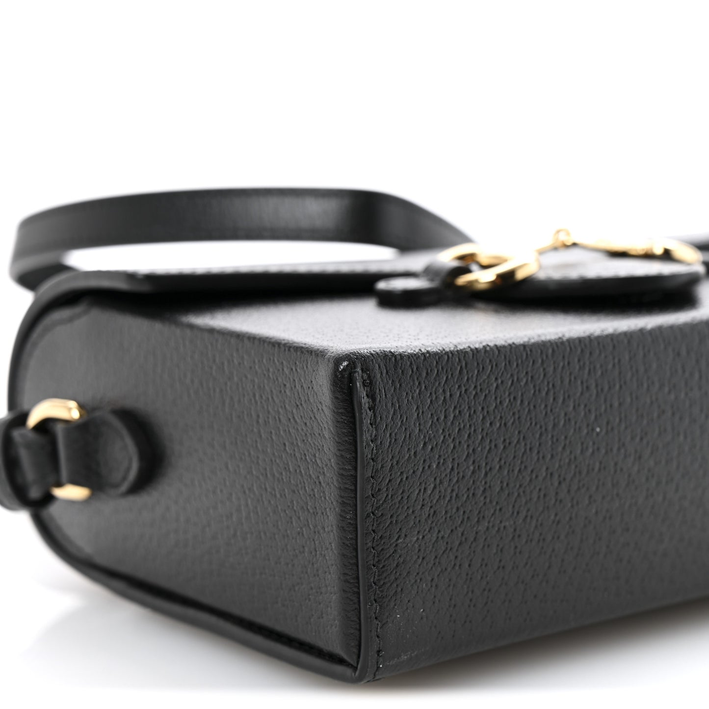 Calfskin Horsebit 1955 Shoulder Bag Black