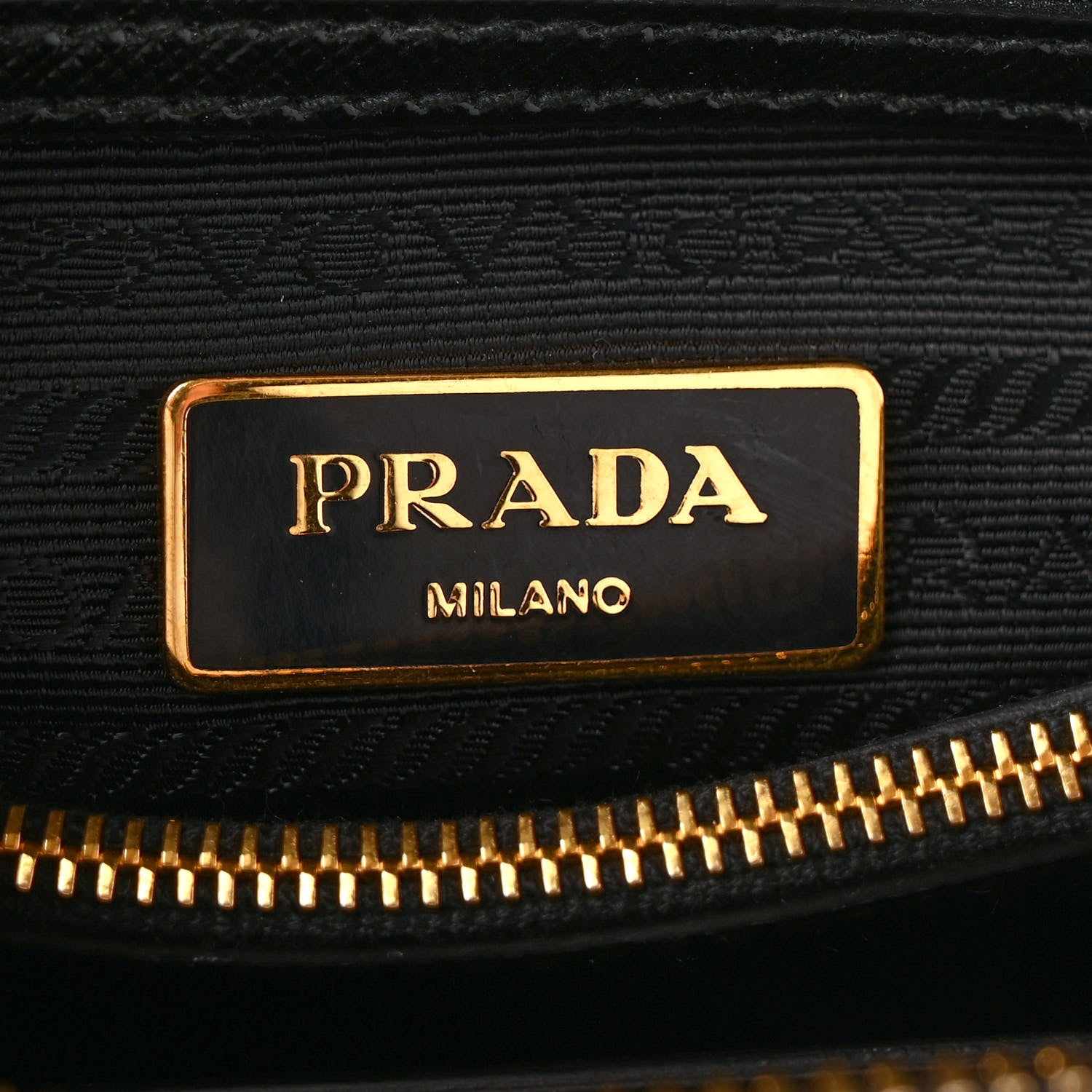 Prada Saffiano Vernice Small Promenade Tote Black 6 of 10