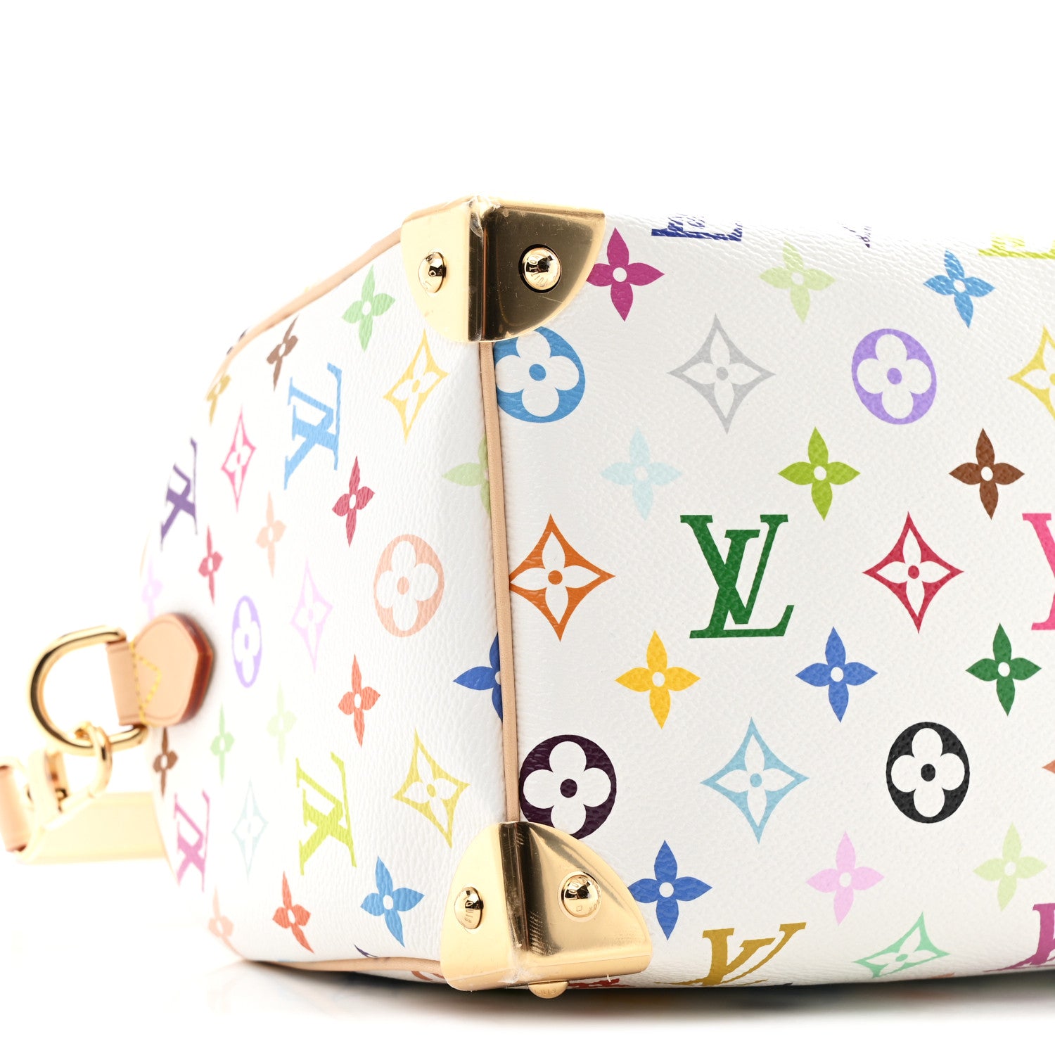 Louis Vuitton LV X TM Monogram Multicolor Speedy Bandouliere 25 White 8 of 9