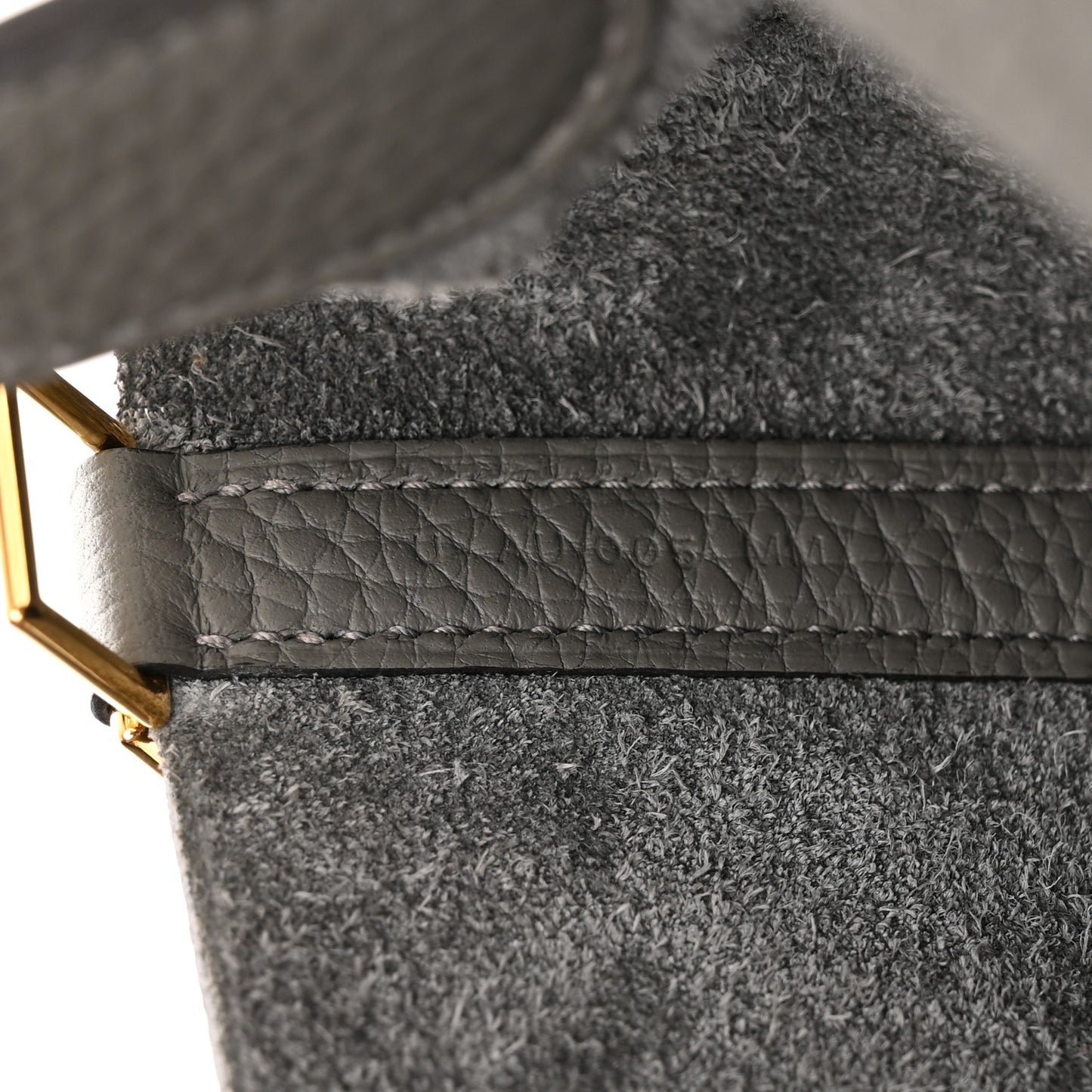 Taurillon Clemence Picotin Lock 22 MM Gris Meyer