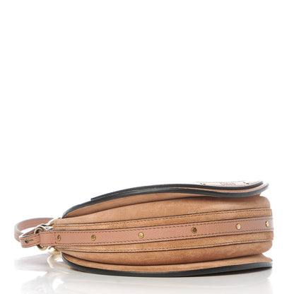 Chloe Calfskin Suede Small Pixie Bag Nougat 4 of 9