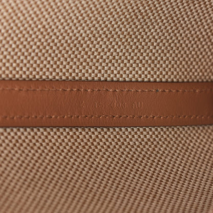 Hermes Swift Toile H Cabas H En Biais 27 Ecru Naturel Gold 7 of 9