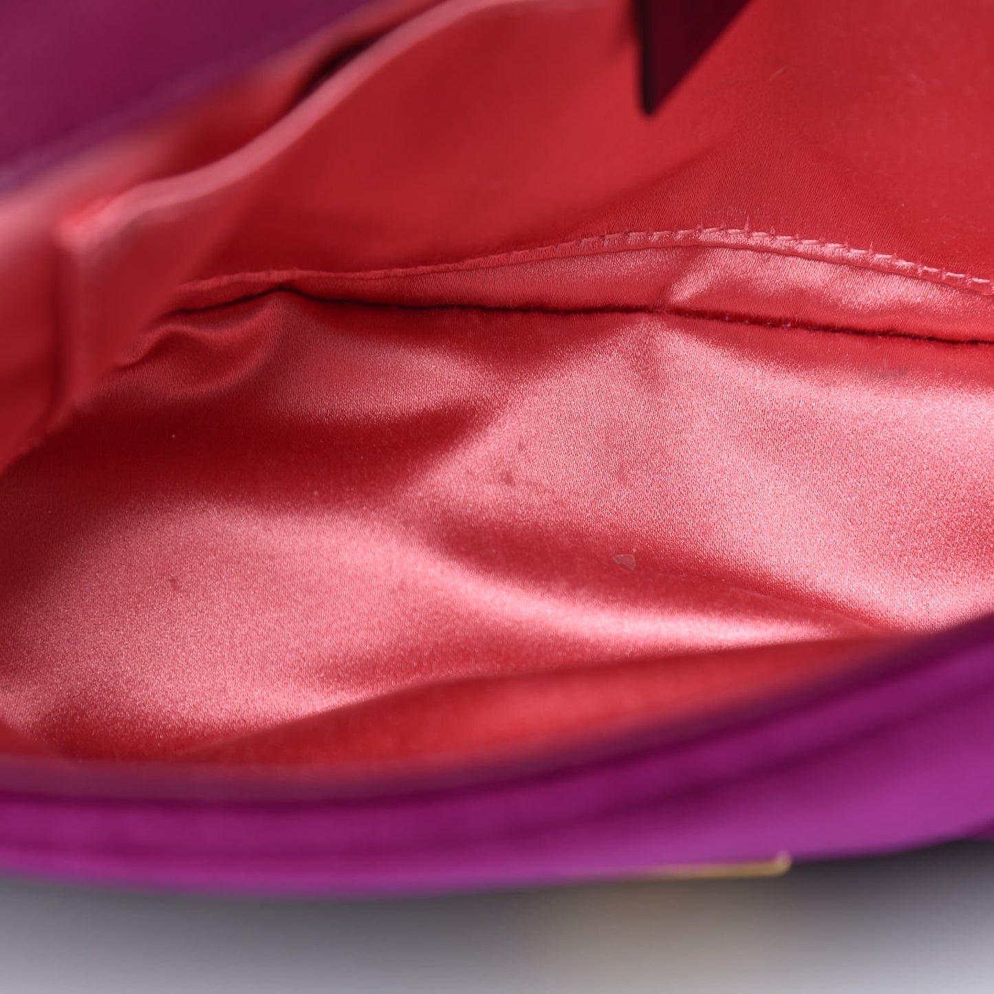 Velvet Matelasse Mini GG Marmont Shoulder Bag Fuchsia Violet Cyclamen