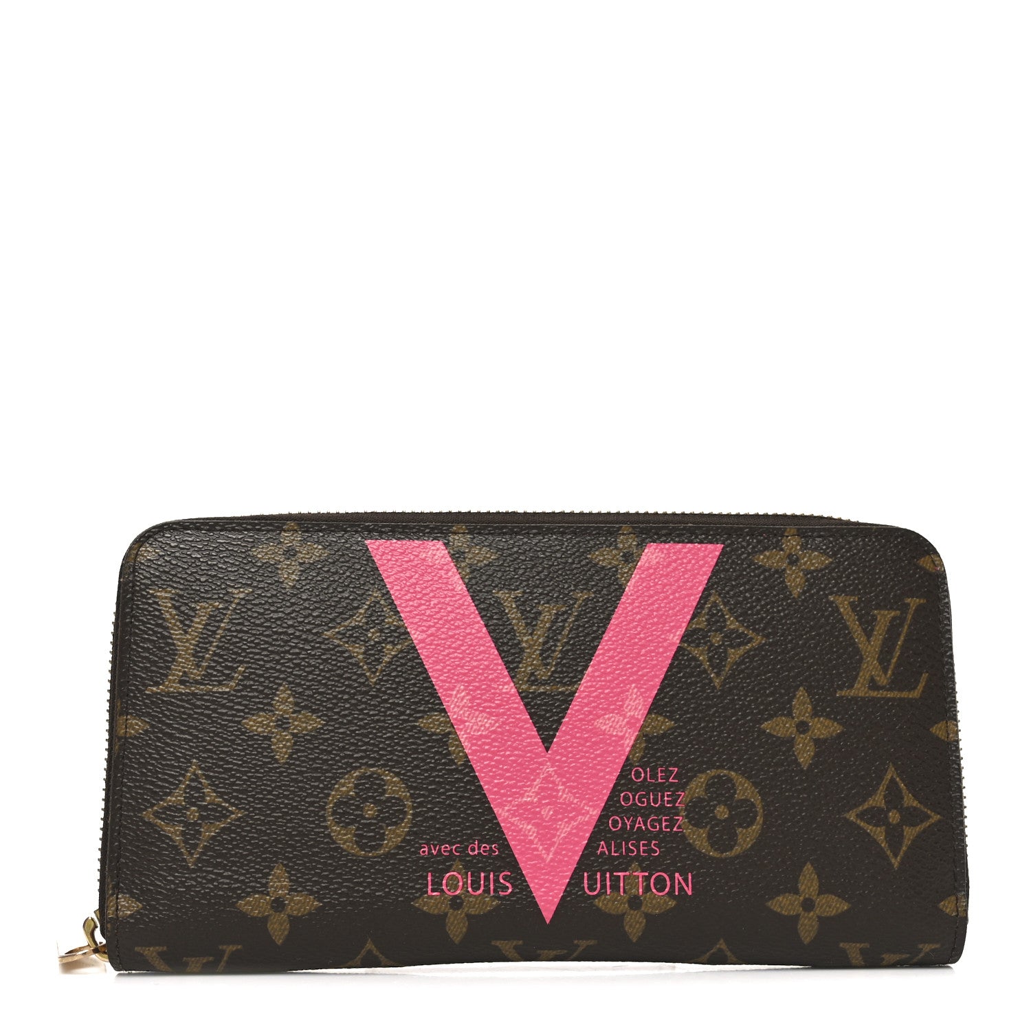 Louis Vuitton Monogram V Zippy Wallet Grenade 1 of 7