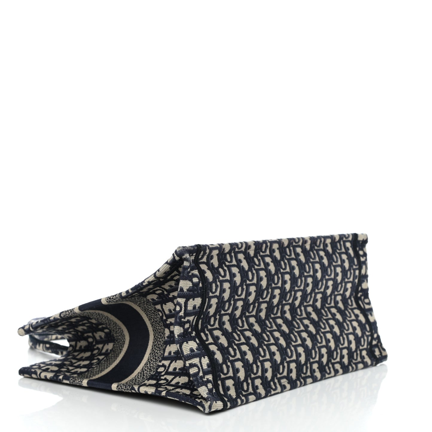 Oblique Medium Book Tote Blue Multicolor