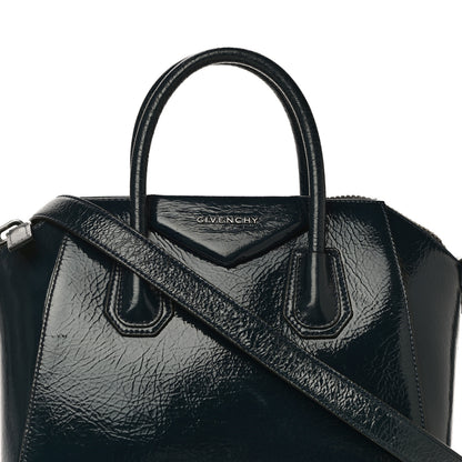 Givenchy Textured Patent Calfskin Small Antigona Storm Blue 7 of 17