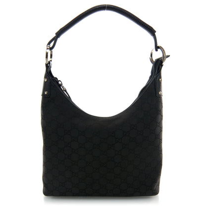 Gucci Nylon Monogram Small Hobo Black 1 of 8