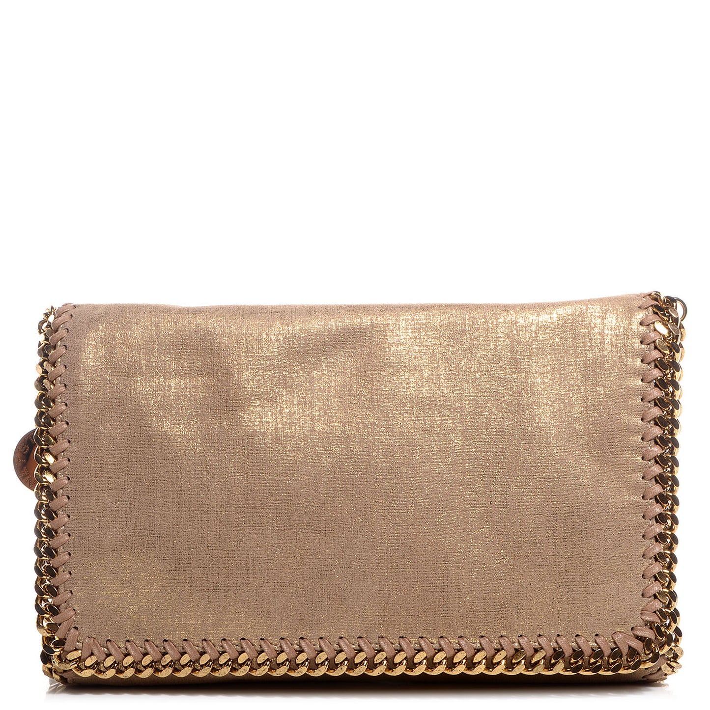Chamois Falabella Crossbody Bag Gold