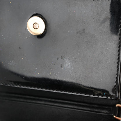 Christian Dior Patent Cannage Nano Lady Dior Pouch Black 11 of 13