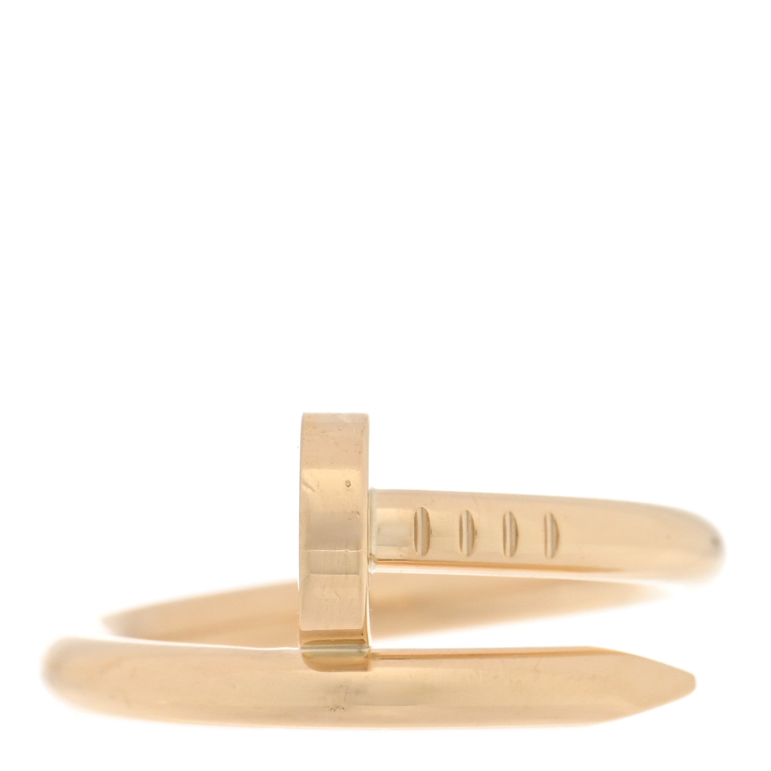Cartier 18K Yellow Gold Juste Un Clou Ring 53 6.5 1 of 4